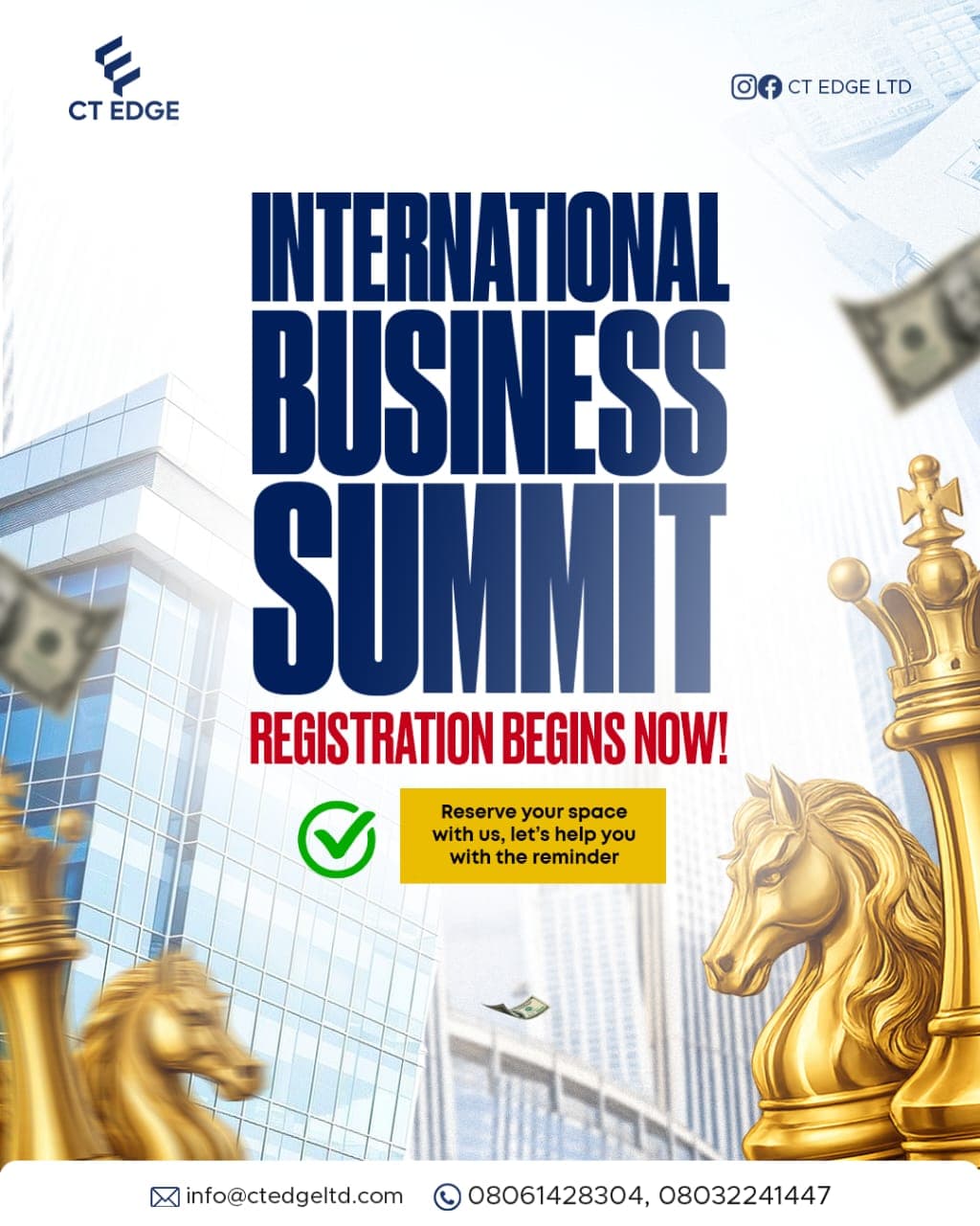 International Business Growth Summit '26 flyer